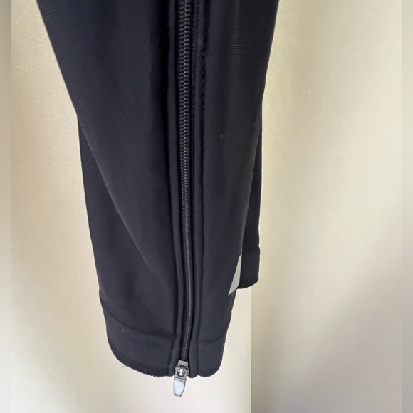 Pearlizumi Windsource Black Trimfleece Zip Tights. Black, Size Large - NWT - Picture 3 of 6